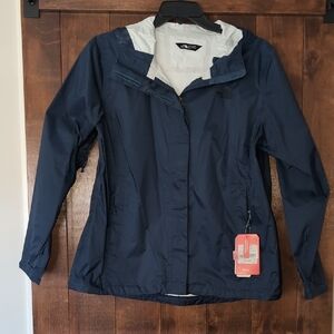 The North Face Women's Dark Blue Rain Jacket